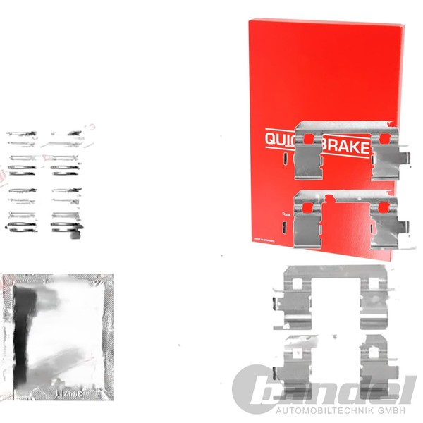 Quick Brake MONTAGE-SATZ BremsbelÄGe ZubehÖR Vorne Passend FüR Honda CR-Z Insigh-image