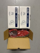 Uline H-1162 Red Packing Shipping 3" Metal Tape Dispenser 3-PACK BRAND NEW