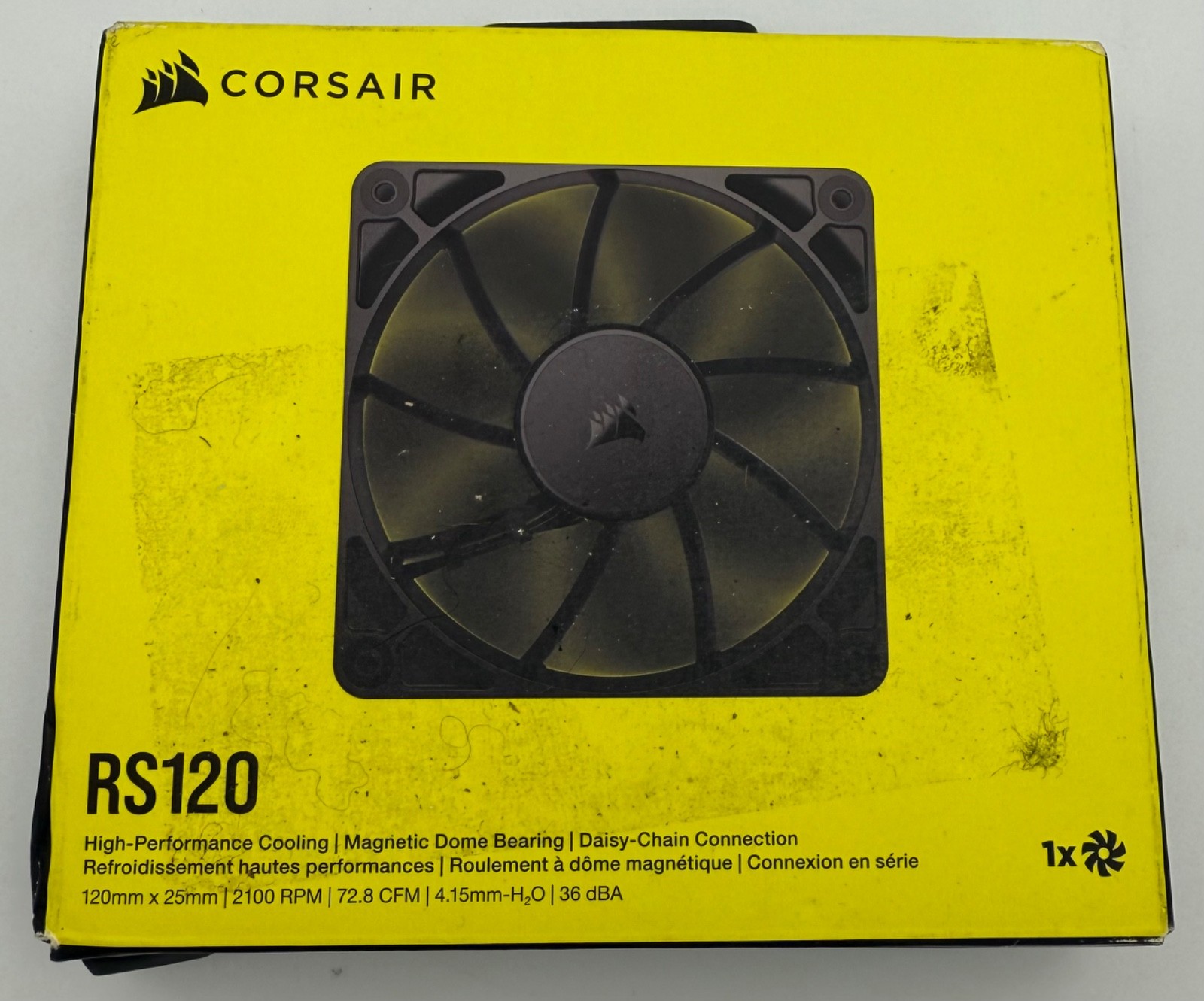 Corsair RS120 120mm PWM Thick Fans – High Static Pressure