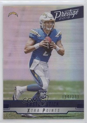 2019 Panini Prestige Rookie Xtra Points Blue 194/299 EASTON STICK #297 07i7
