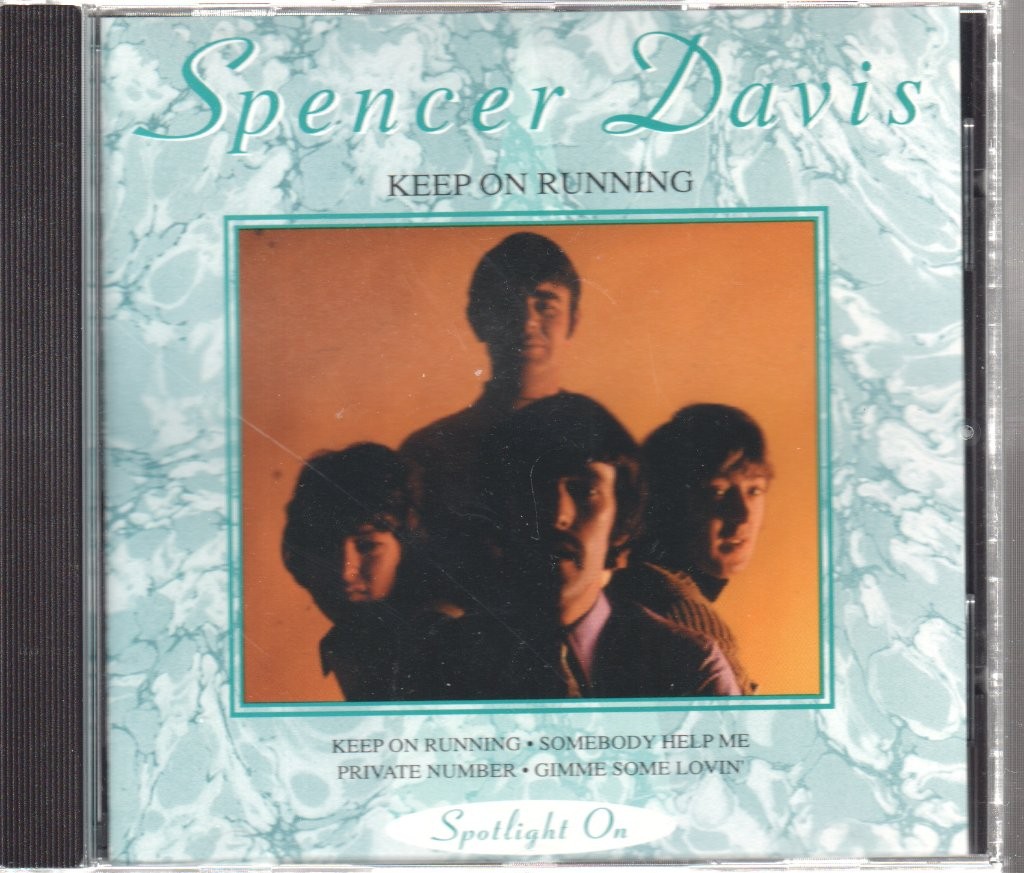 Spencer Davis Keep On Running CD USA Javelin 1994 CD. Band pose sleeve JAVCD123