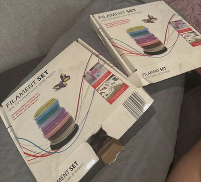 3D Systems Filament-Set PLA 10 Farben für 3D-Drucker Gelb Blau Rosa