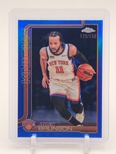 JALEN BRUNSON 2025-26 TOPPS CHROME BASKETBALL BLUE /150 #20 KNICKS Q7656
