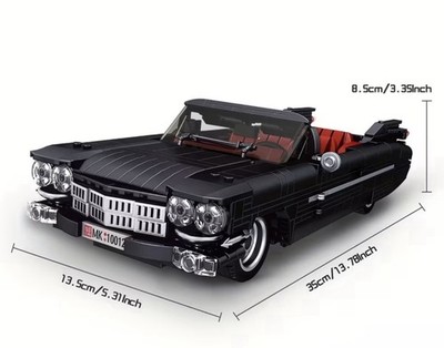 Mould King Convertible Car Building Block Set, Opening Doors, MK-10012, 35cm