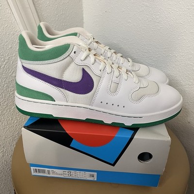 Nike Mac Attack Wimbledon FZ2097-101 White/Grape/Court Green Size 11.5