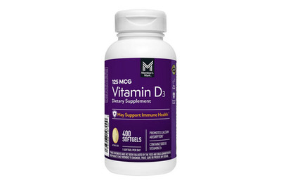 Member 's Mark Vitamin D3 Softgels, 125 mcg, 400 ct.