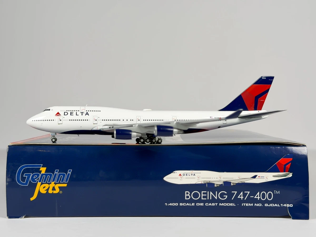 GeminiJets Boeing 747 1:400 Diecast Aircraft & Spacecraft for sale