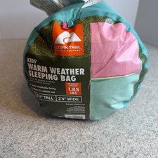 Ozark Trail Kids Warm Weather Sleeping Bag Teal Pink