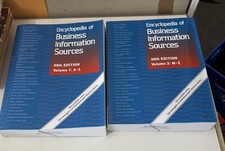 Encyclopedia of Business Information Sources 39th Ed SET A-Z Paperback Books