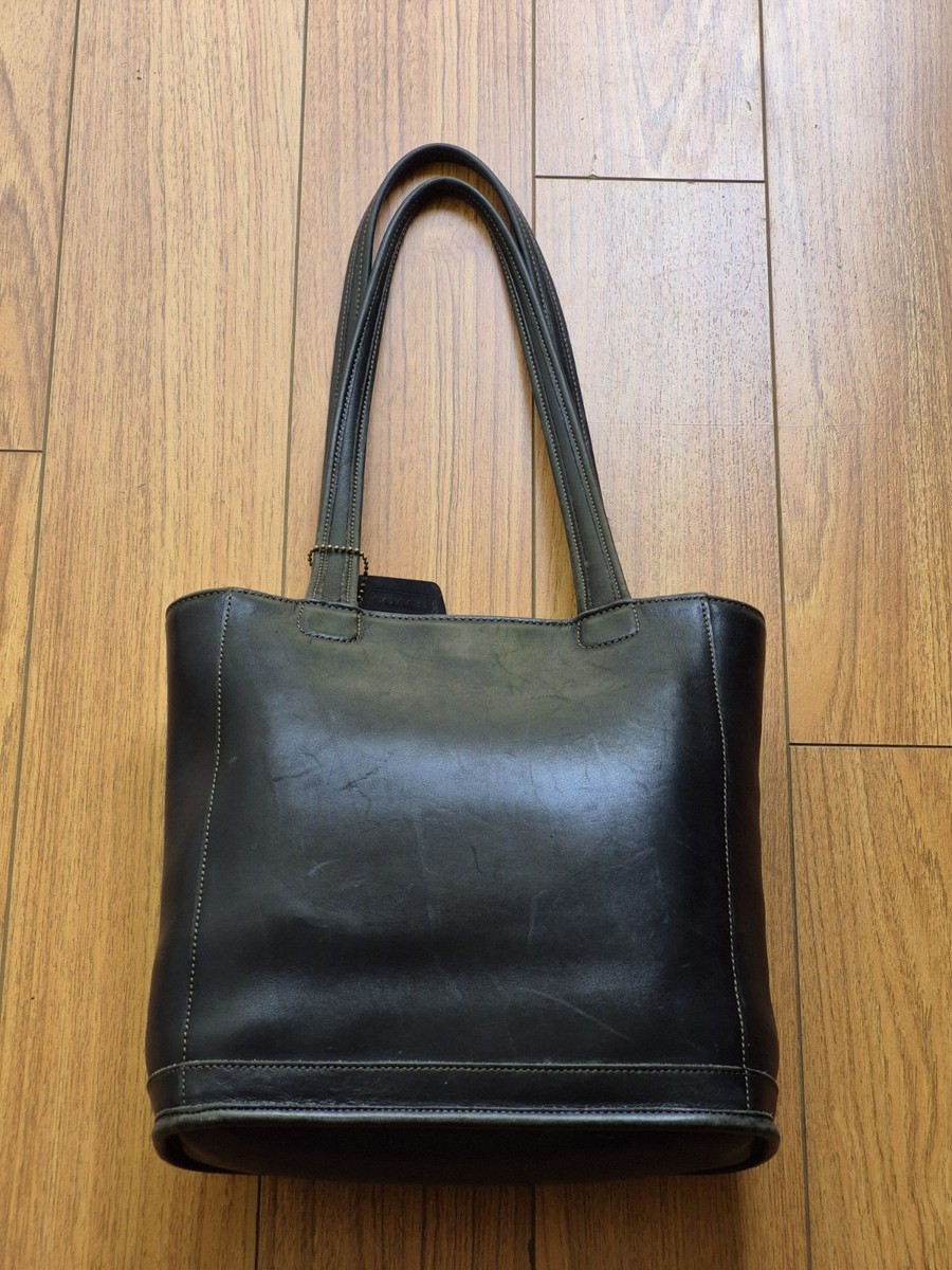 Vintage Y2k Coach Black Leather Classic Bleeker Women's Shoulder