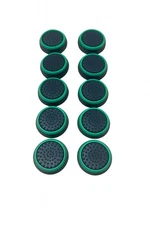 10x Green Controller Thumb Stick Grip Thumbstick Cap Cover For PS4 XBOX ONE 360