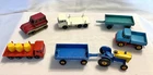 Vintage Matchbox Late 1960's 70's Contruction Tractor Trailors + Lesney England