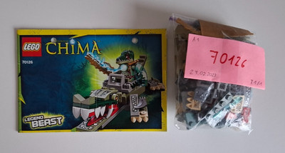 LEGO LEGENDS OF CHIMA: Krokodil Legend-Beast (70126) | Gebraucht, Vollständig