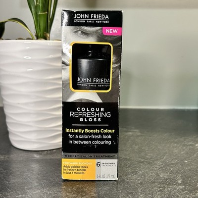 John Frieda Colour Refreshing Gloss Warm Blondes 6 In Shower Treatments SEALED