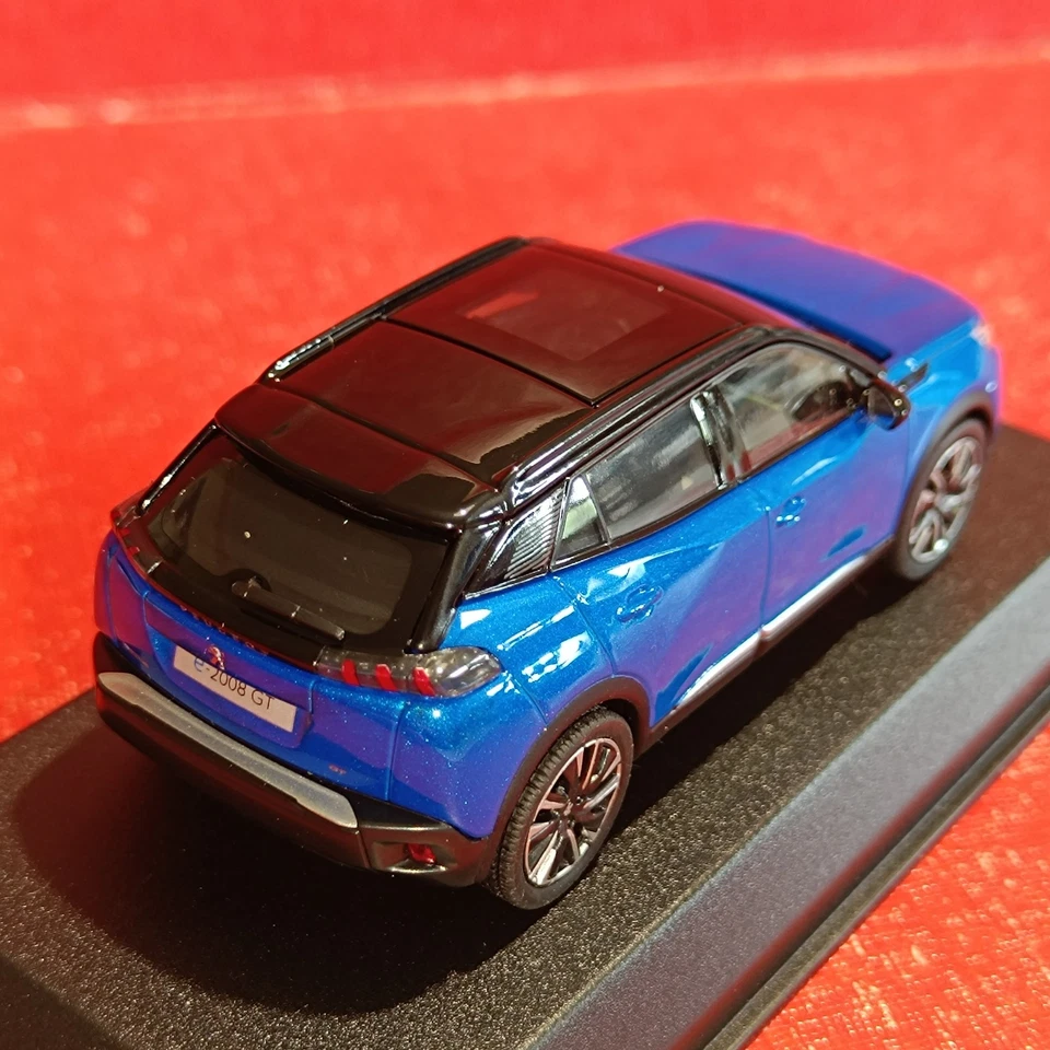 PEUGEOT E2008 GT Vertigo Bleu 1/43 NOREV - Photo 3/4