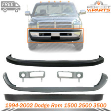 New Front Bumper Covers Kit Bezel Trims For 1994-2002 Dodge Ram 1500 2500 3500