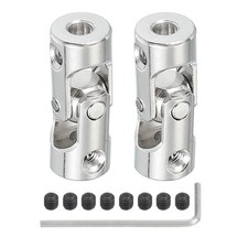 Drehbarer Lenkwellenschaft 3mm bis 3mm  2 Stück U-Gelenkwelle Kupplungke