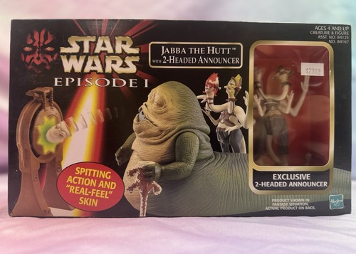 Star Wars Episode I Jabba the Hutt with 2-headed Announcer - Factory Sealed - Bild 1 von 7