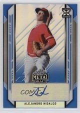 2021 Leaf Metal Draft Blue Rainbow 4/35 Alejandro Hidalgo #BA-AH1 Auto 03j5