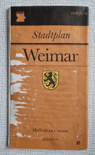 Alter DDR-Stadtplan WEIMAR  Maßstab 1:10.000 9. Aufl. 1978 VEB Tourist Verlag
