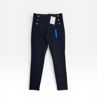 Mohito Damen Hose   Größe M   Schwarz Skinny Fit High Waist Stoffhose