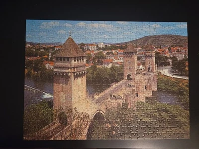 Puzzle 500 pièce Le Pont de Cahors, Fernand Nathan - Photo 1/3