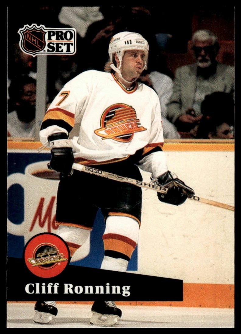 1991-92 Pro Set #241 Cliff Ronning