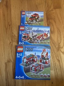LEGO CITY: Fire Station (7945) Used 100% complete with manuals - no box