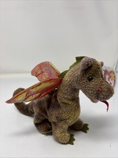 Ty Beanie Baby Scorch the Dragon 1998 Retired Plush with Tag