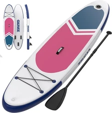 10'6"/11"Inflatable Stand Up Paddle Board Sup SurfBoard with Paddle Accessory