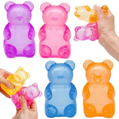 Cute Bear Nee Doh Maltose Squishy Toy Dough Colorful Sensory Toy Creative Desk 