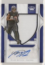 2019 Panini Chronicles Crown Royale Silhouette 16/99 Miles Boykin Auto 0p10