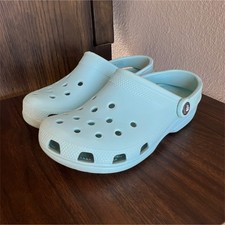 Crocs Classic Light Blue Men's Clog Slip-On Lightweight Water Resistant AU 4-6