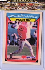 1988 Topps Kmart Memorable Moments #5 Jack Clark