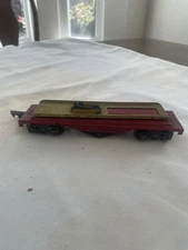 Vintage American Flyer #715 Unloading flat car S GAUGE !!!