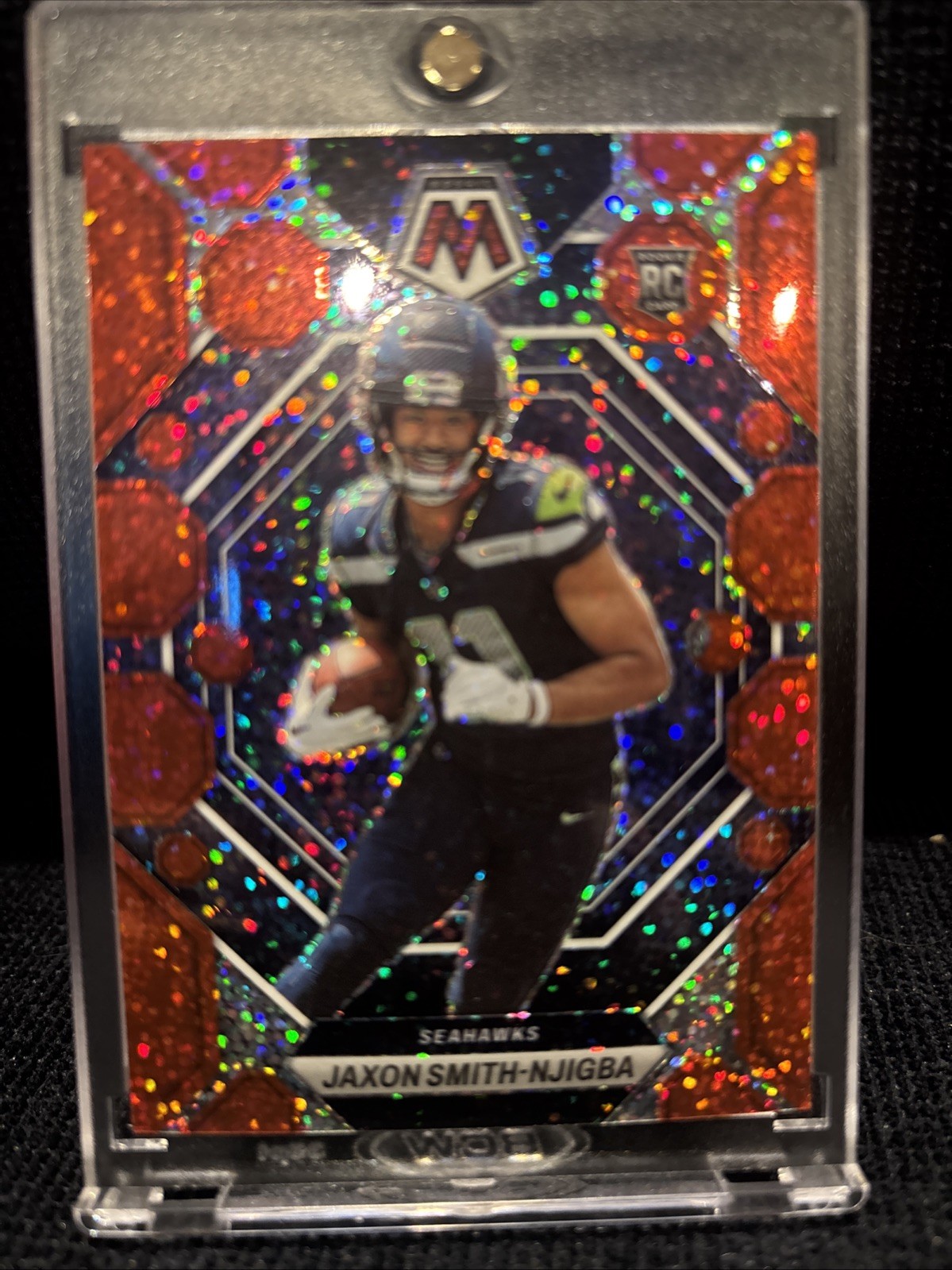 2023 Panini Mosaic Rookies Jaxon Smith-Njigba #331 Red Sparkle Prizm (RC)