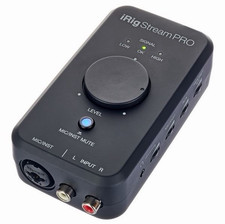 IK Multimedia iRig Stream Pro Portable Audio Interface RCA XLR 3.5mm