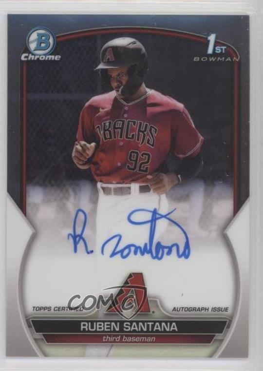 2023 Bowman Chrome Prospect Auto Ruben Santana #CPA-RSA Auto 8az