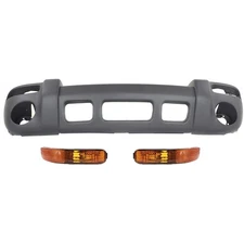 Bumper Cover Kit For 2002-2004 Jeep Liberty Left and Right 3pc