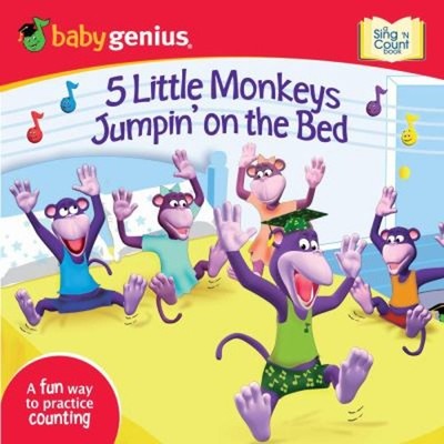 5 Little Monkeys Jumpin' on the Bed : A Sing 'N Count Book Board