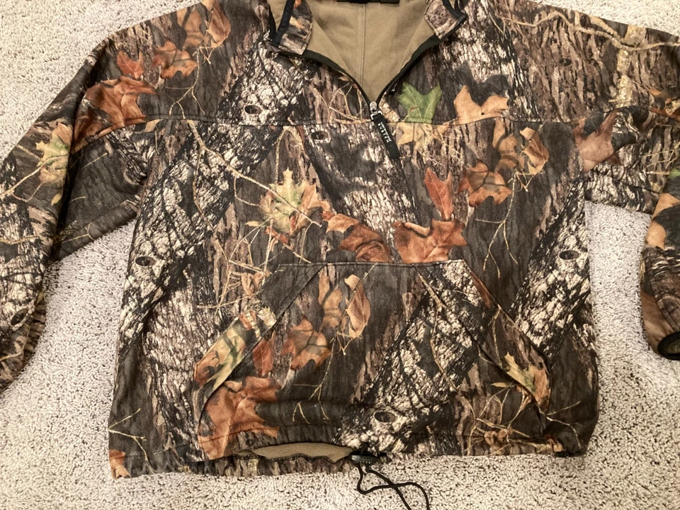 Rivers West Camo Jacket Fleece XL Waterproof Hydro2 PowerLock Men’s Mossy Oak - Image 3 of 4