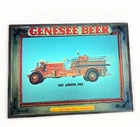 Vintage Genesee Beer Lighted Sign 1925 Ahrens-Fox Fire Truck 3D Bar Decor