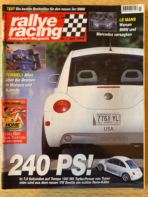 Rallye Racing Ausgabe Nr. 7 1998 Formel 1 VW Beetle Le Mans Monaco Kanada