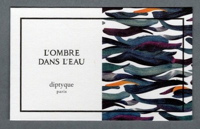 Advertising card -advertising card - L'Ombre dans l'eau Diptych duplex