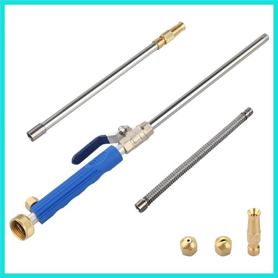 #ad High Pressure Power Washer Sprayer Wand with Flexible Hose Nozzle 39#x27;#x27; Hydro... $44.95