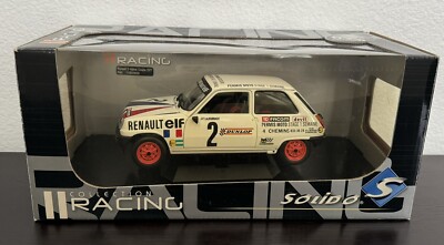SOLIDO RENAULT 5 Alpine Coupe 1977 White Racing Car collections II . COLLECTORS 