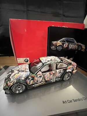 Minichamps BMW M3 GTR Art Car – Sandro Chia, Musée, 1/18, Neuve