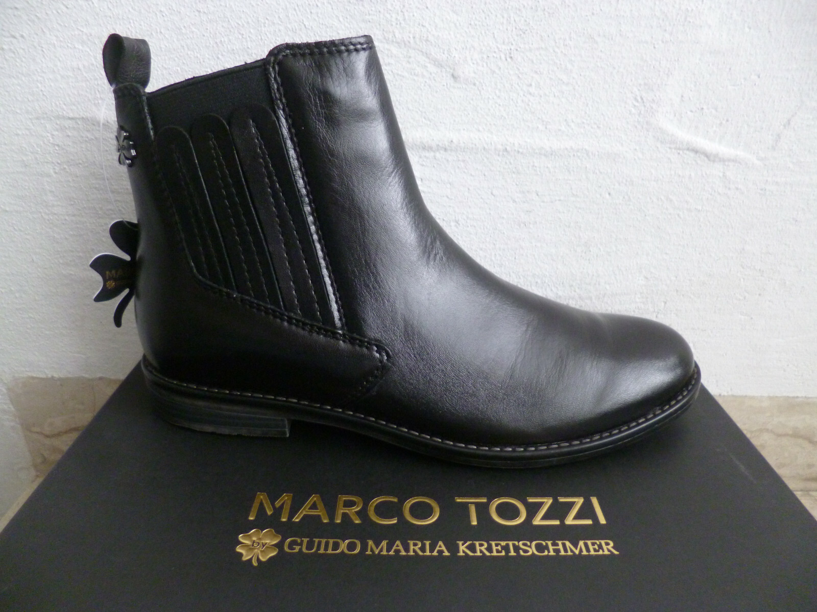 Marco Tozzi Ankle Boots Leather Black 