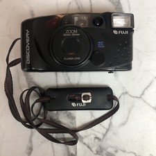 Fuji Discovery 900 Zoom Plus Date Film Camera 38-85mm Fujinon Lens Point  Shoot