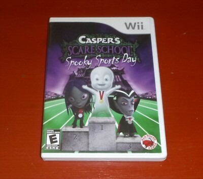 Casper's Scare School Spooky Sports Day (Nintendo Wii, 2010)-Complete